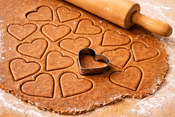 Sirsniņu piparkūkas - Romantiskas kartiņa 20