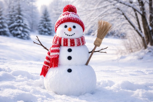 Sniegavīrs - Ziemas kartiņa 14