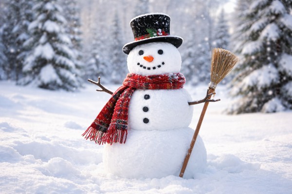 Sniegavīrs - Ziemas kartiņa 10