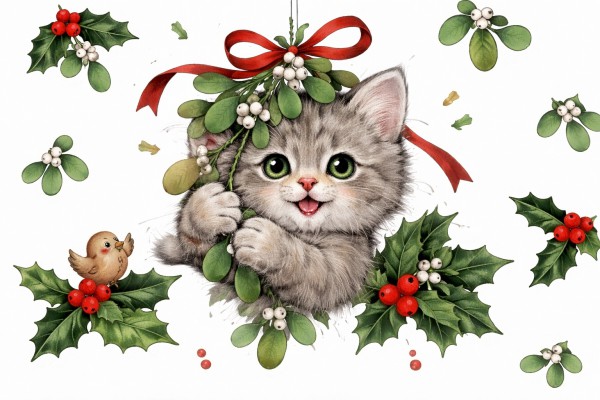 Kaķēns - Dzimšanas dienas kartiņa 3