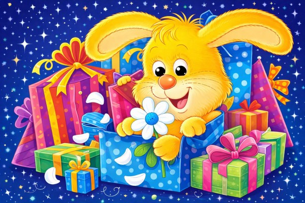 Zaķēns - Dzimšanas dienas kartiņa 6